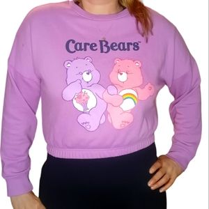 Pink Care Bears Crewneck Sweater- Size Medium